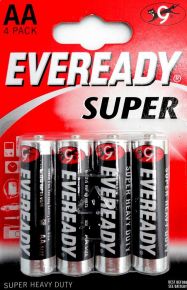 Батарейка Eveready Super LR06 FBS4 4шт EVEREADY